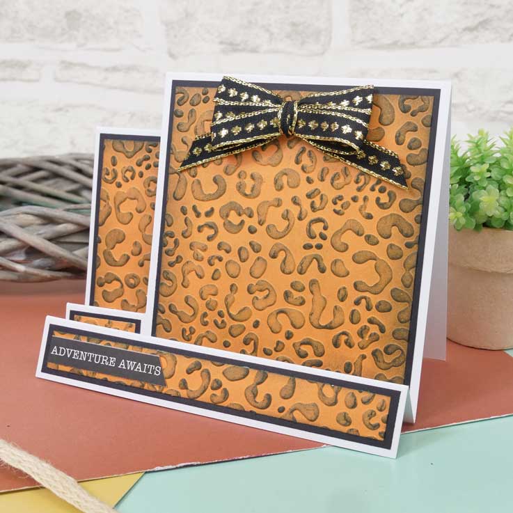 Moonstone Embossing Folders - Leopard Print