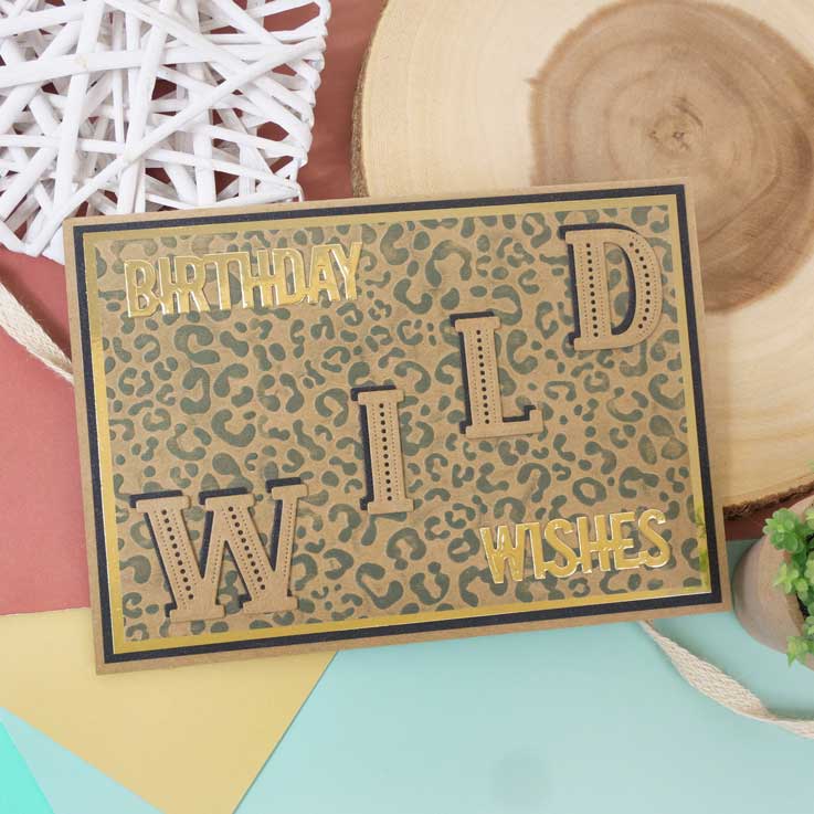 Moonstone Embossing Folders - Leopard Print