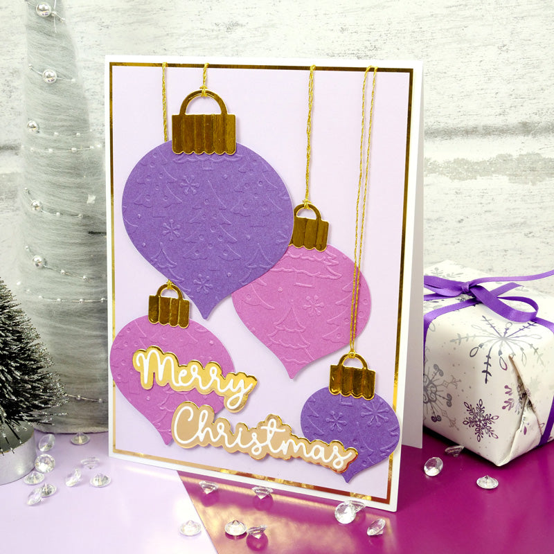 Moonstone Embossing Folders - Christmas Trees