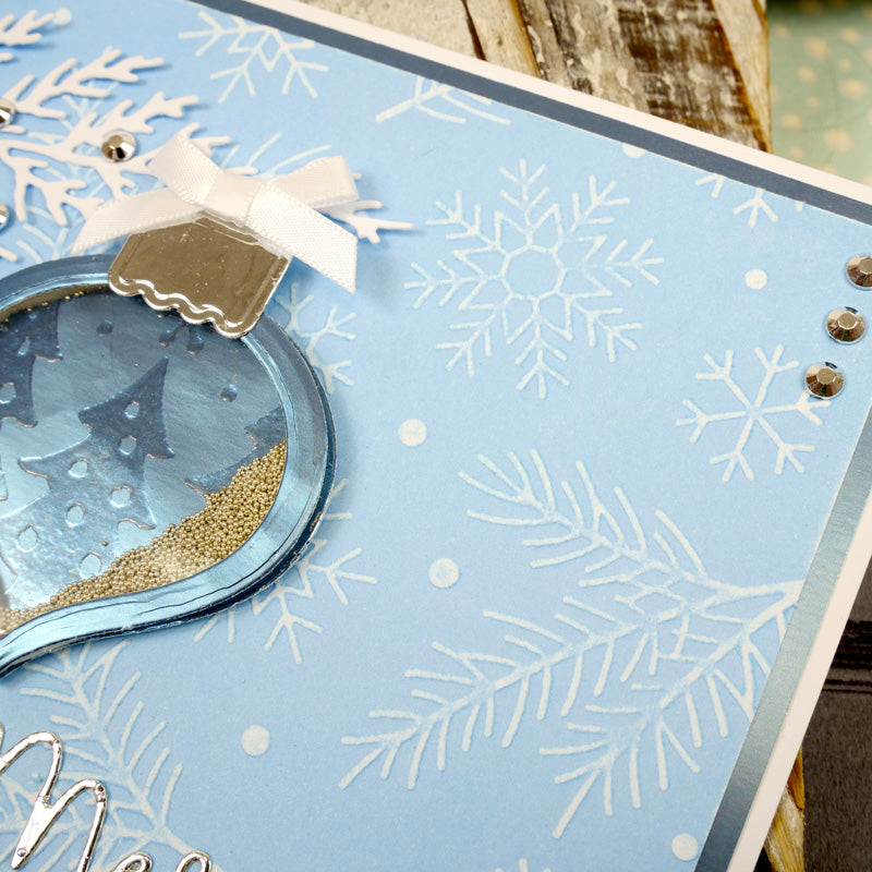 Moonstone Embossing Folders - Snowy Foliage