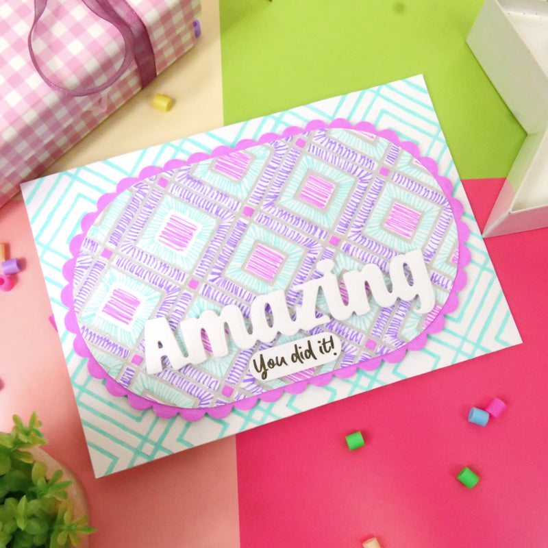 Moonstone Embossing Folders - Geometric Tiles