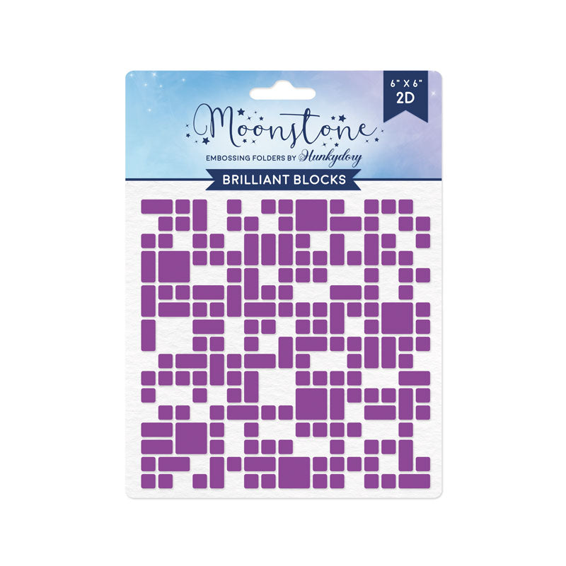Moonstone Embossing Folders - Brilliant Blocks