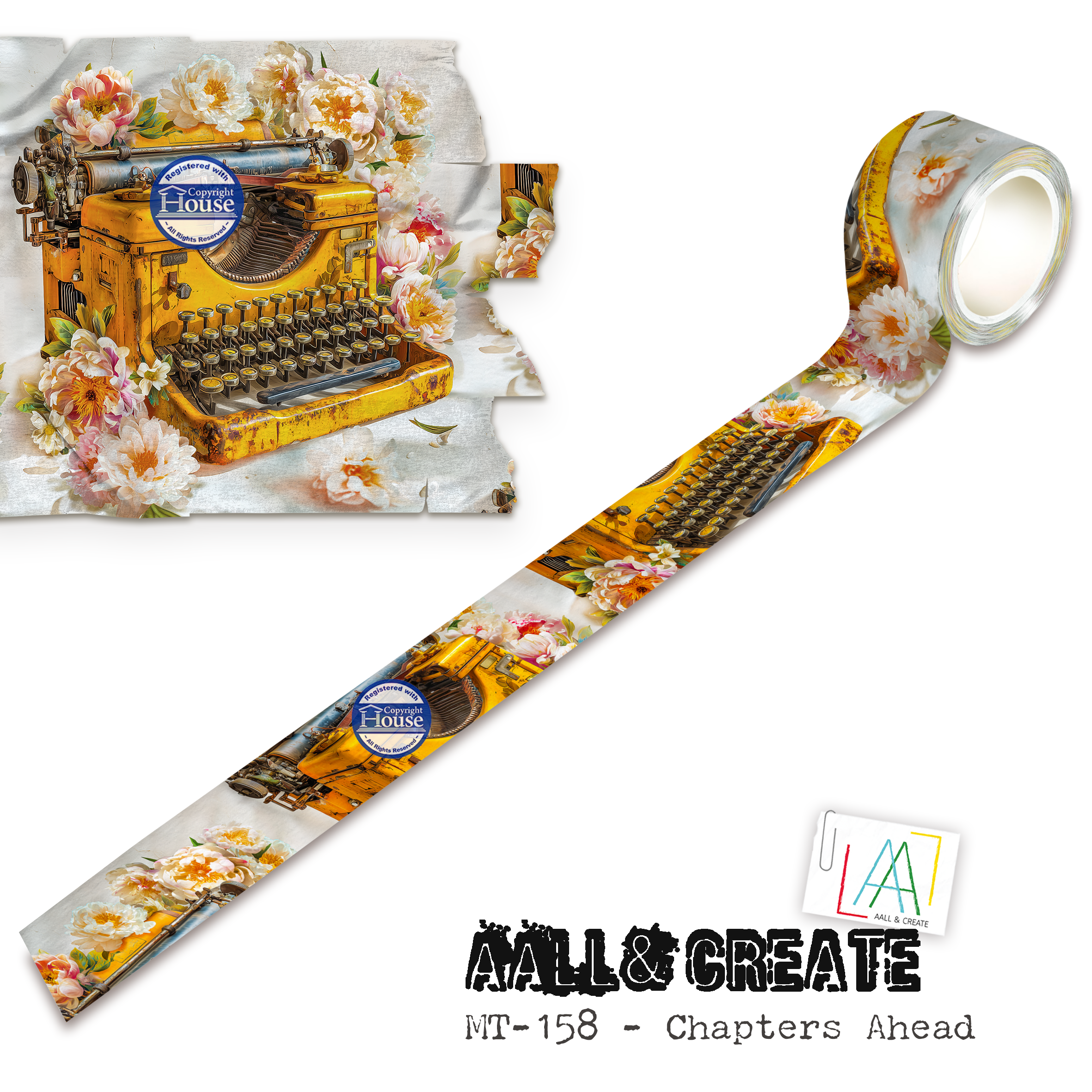 AALL and Create - Layer-It-Up Washi Tape 25mm x 10m - Chapters Ahead