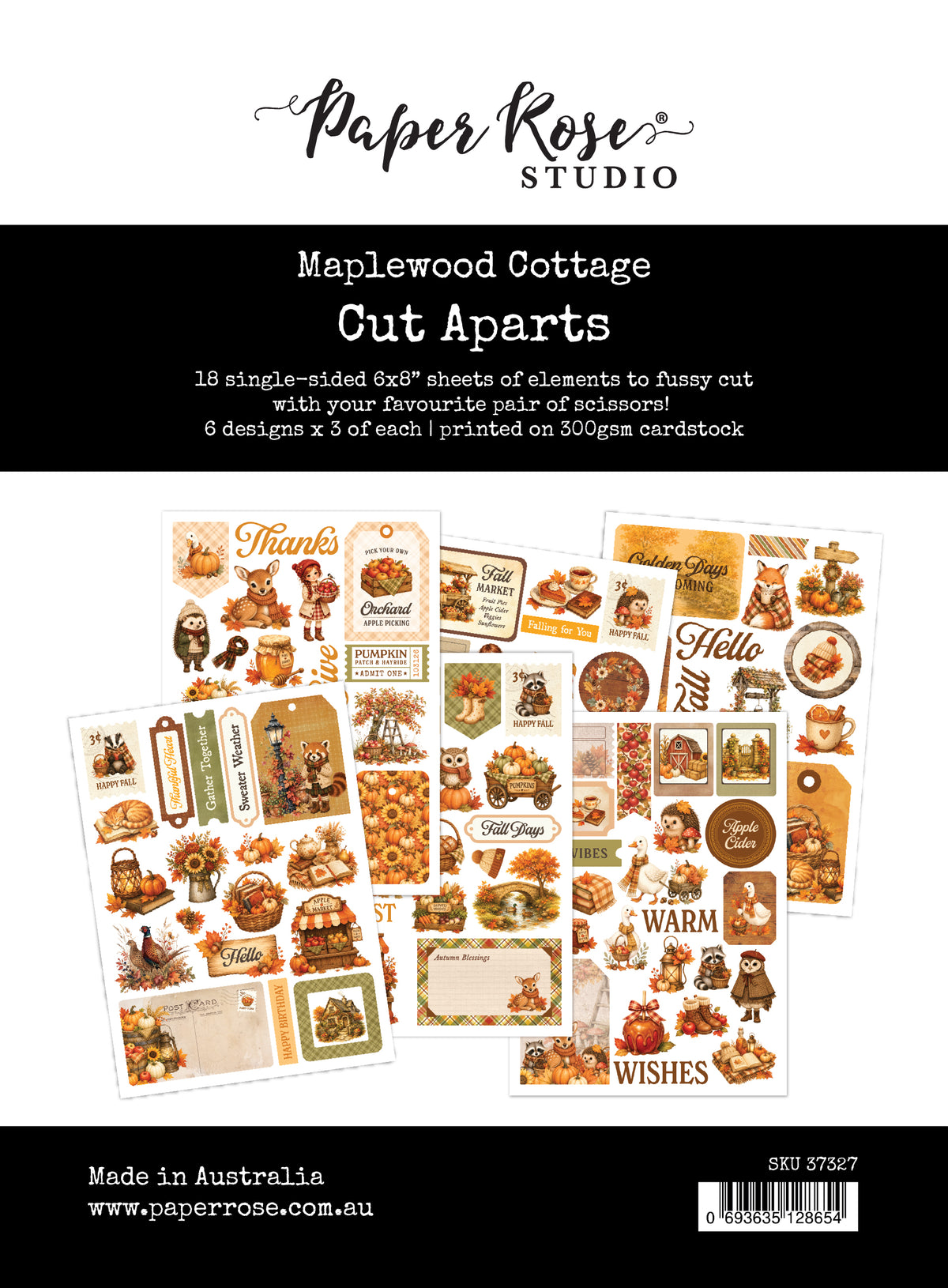 Maplewood Cottage 6 x 8" Cut Aparts 37327