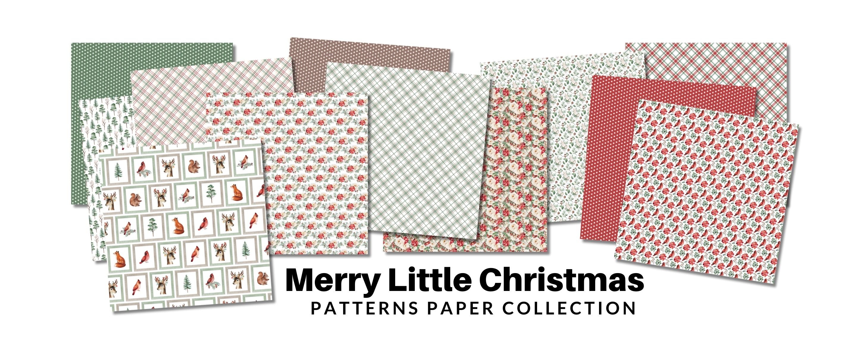 Merry Little Christmas Patterns 12x12 Paper Collection 30531