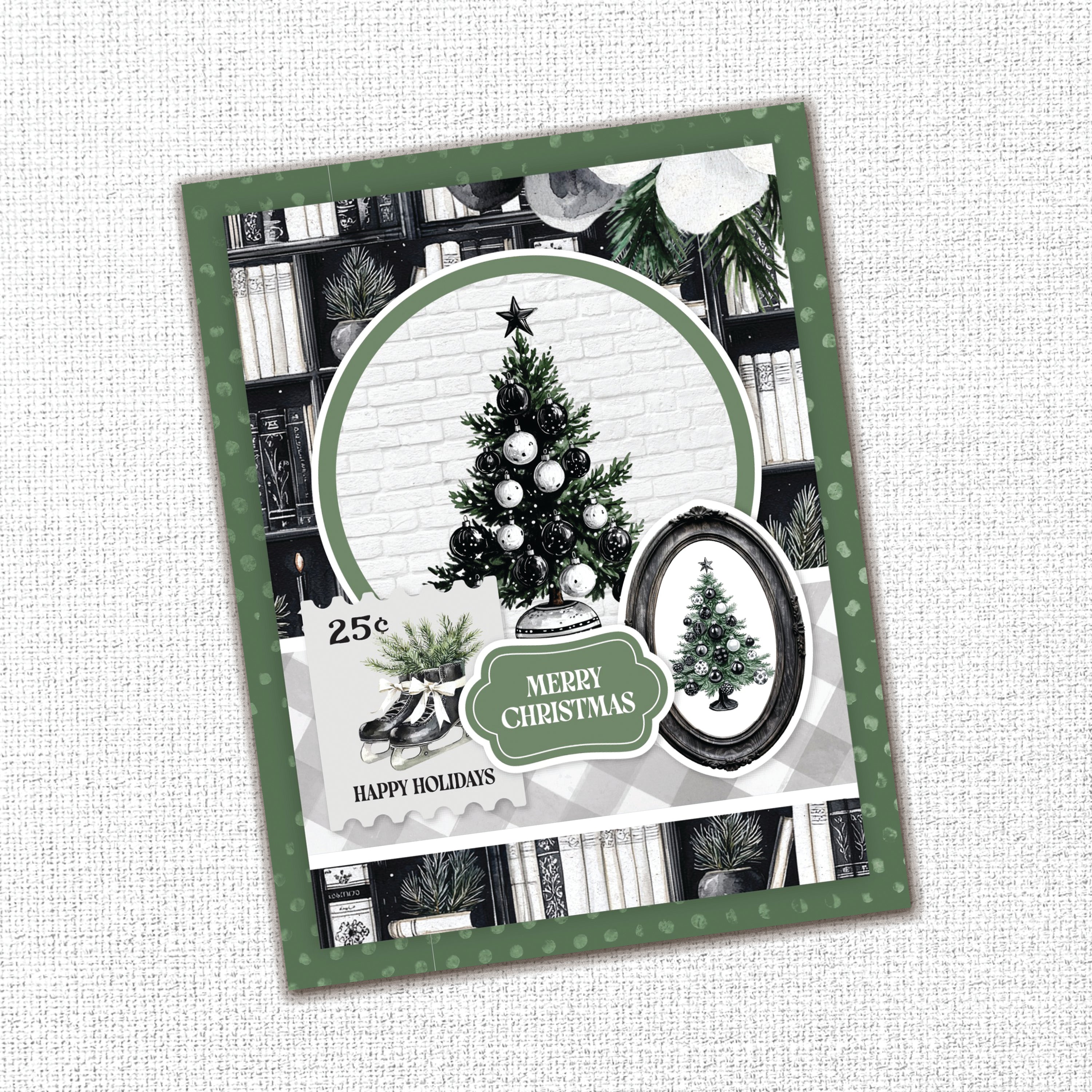 Mistletoe Market 6x8" Tags & Tickets Embossed Die Cuts 37066