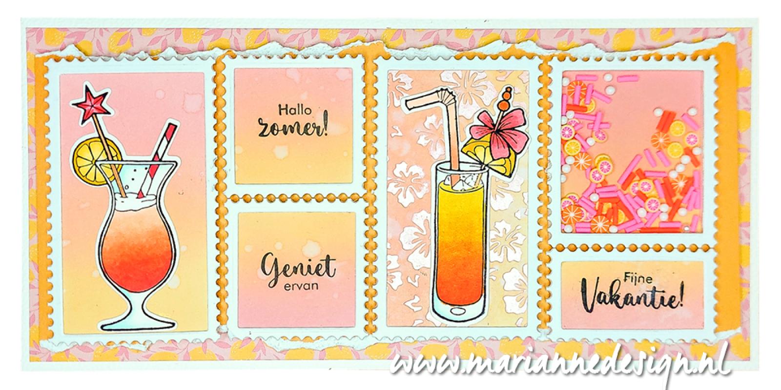 Marianne Design A4 Paper Pad - Fresh Lemonade