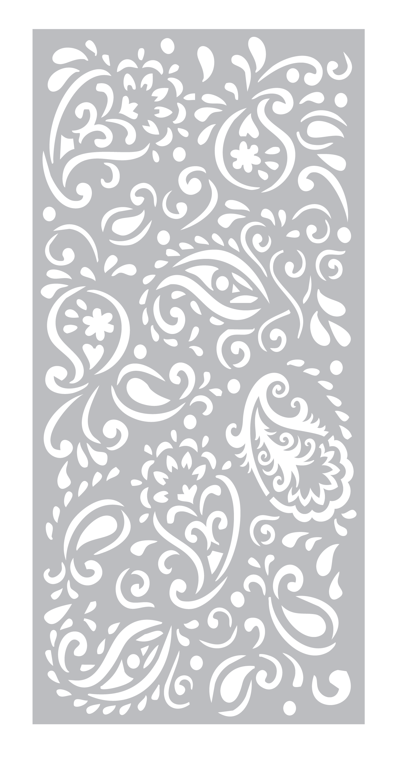 Nature's Garden - Midnight Floral Stencils - Decorative Stencil Pack