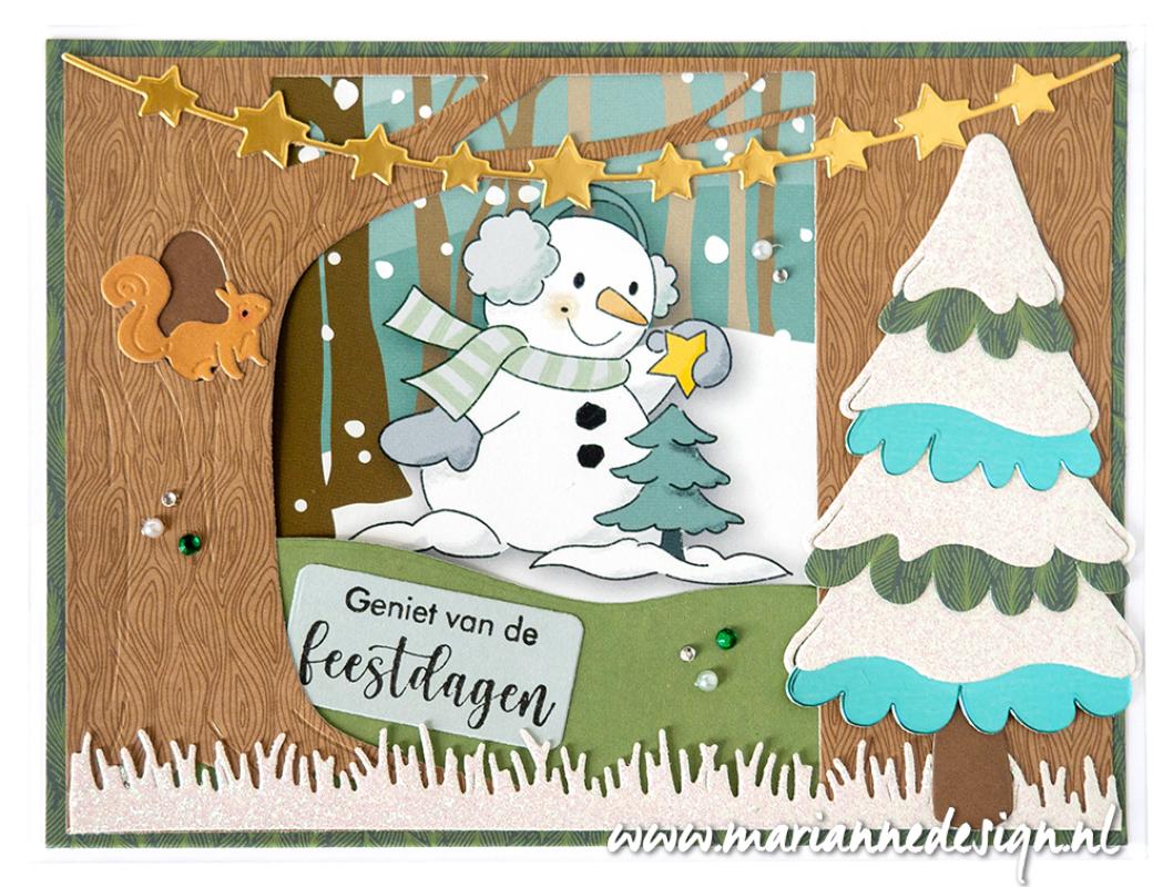 Marianne Design Collectables Die - Snowy Tree by Marleen