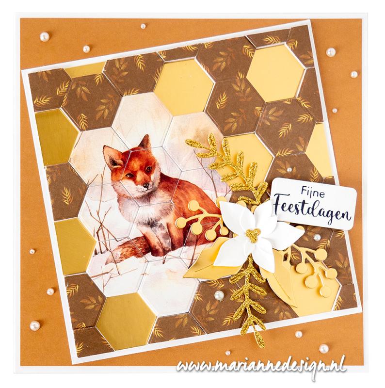 Marianne Design Craftables Die - Pixel Hexagon