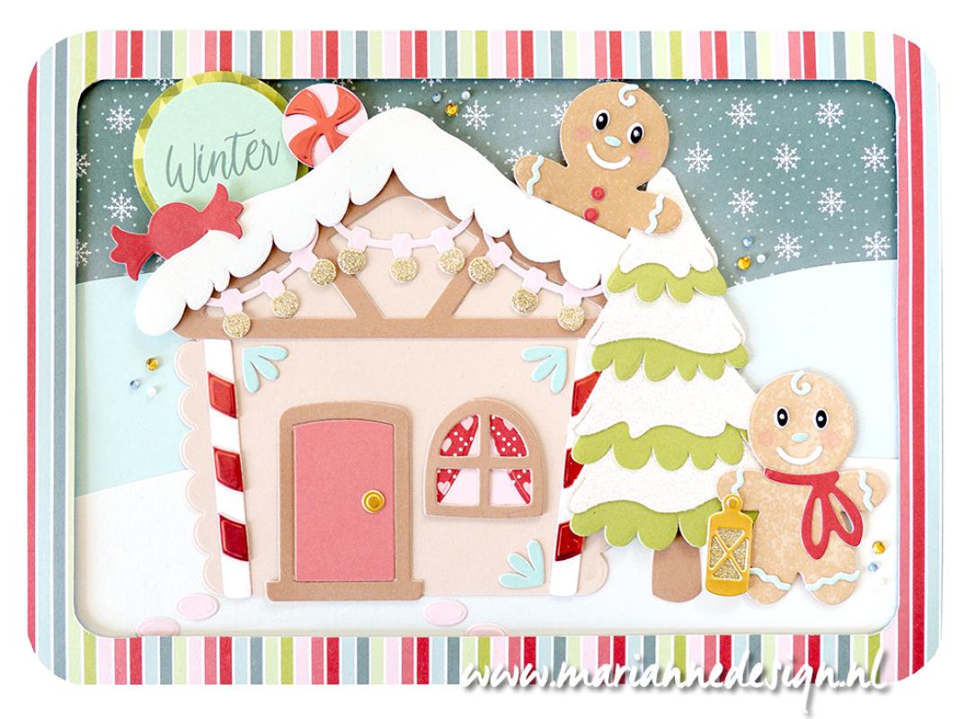 Marianne Design 6x12 Cardstock - Christmas Bakery by Marleen