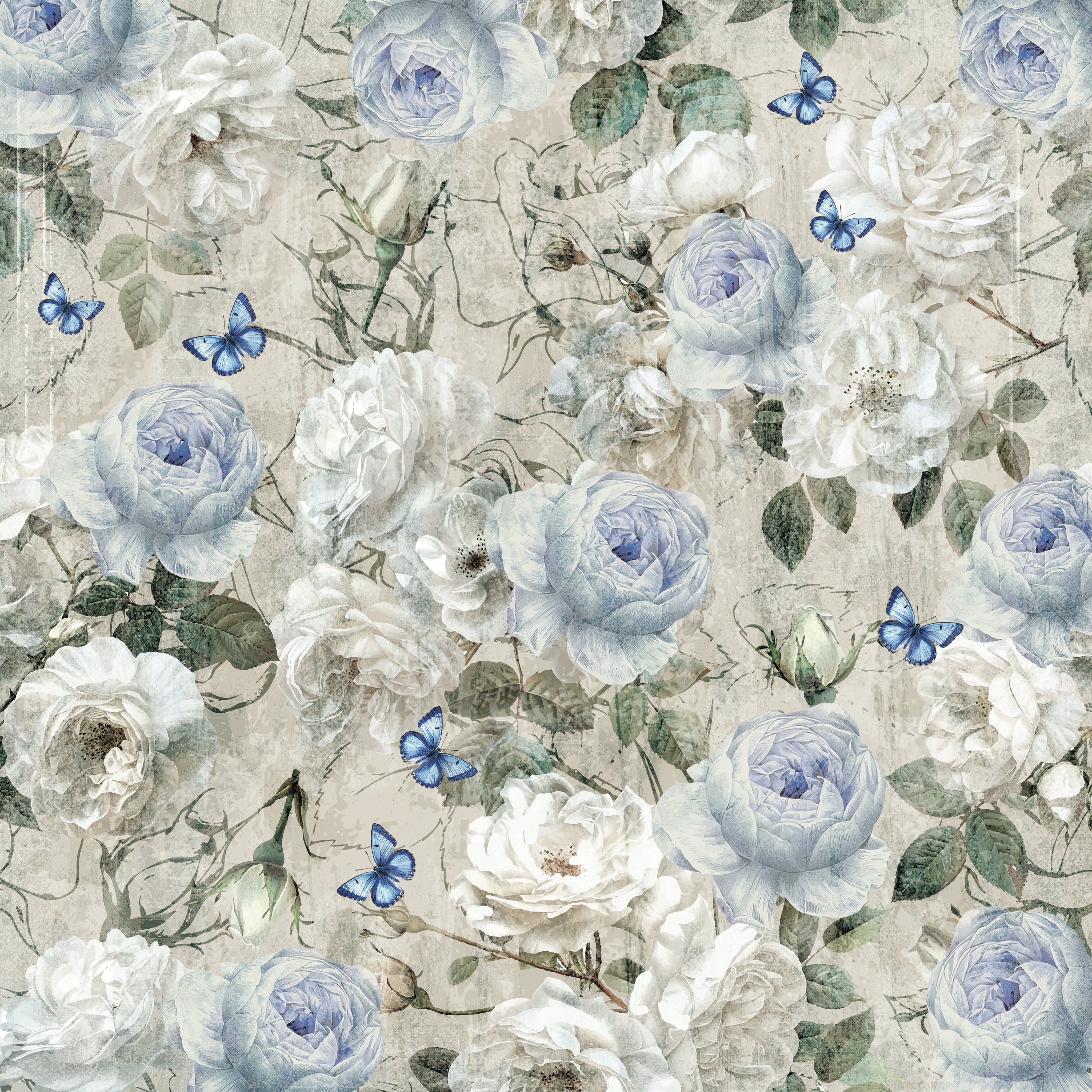 Nature's Garden - Midnight Floral - 6”x6” Paper Pad