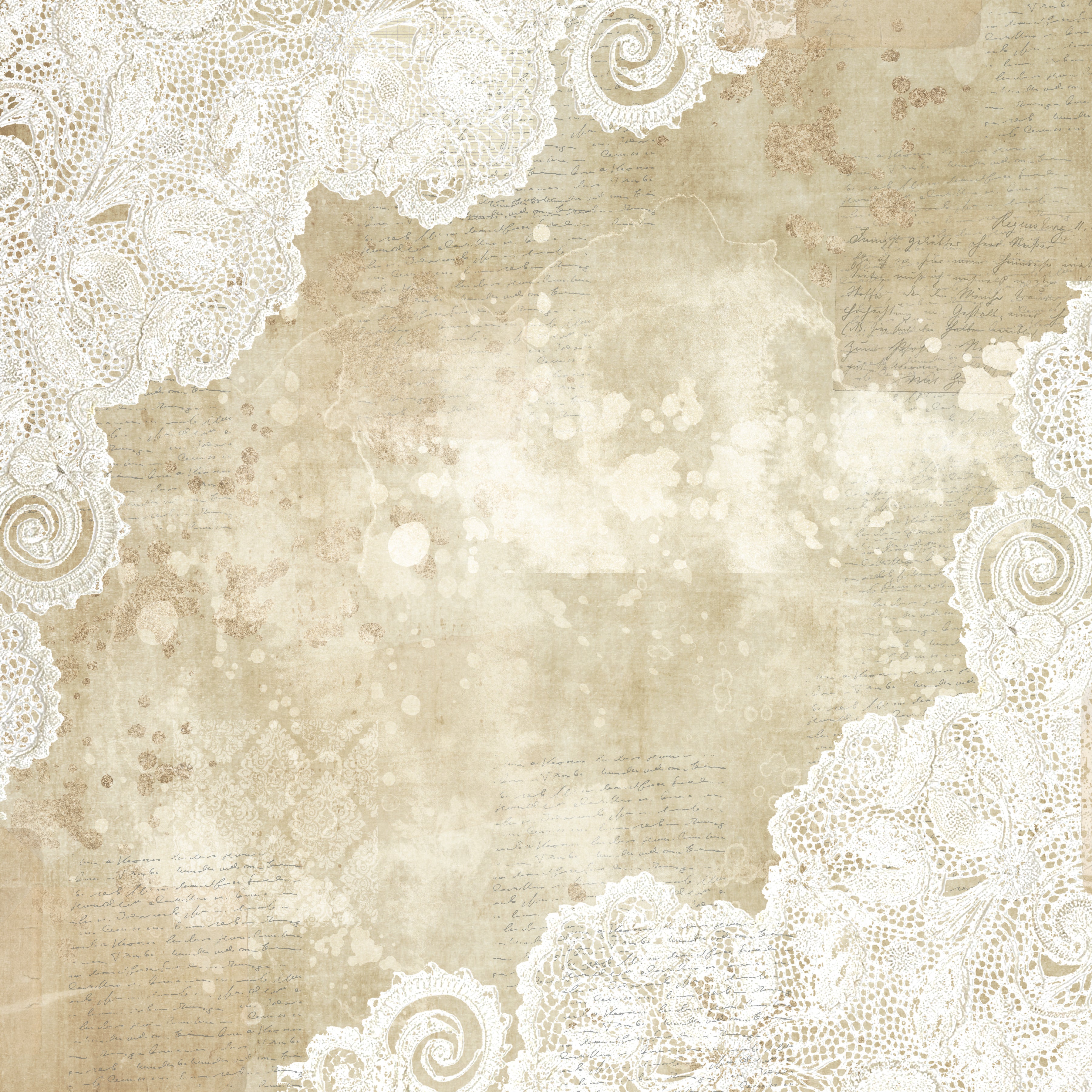 Sara Signature Antique Lace - 12" x 12" Paper Pad