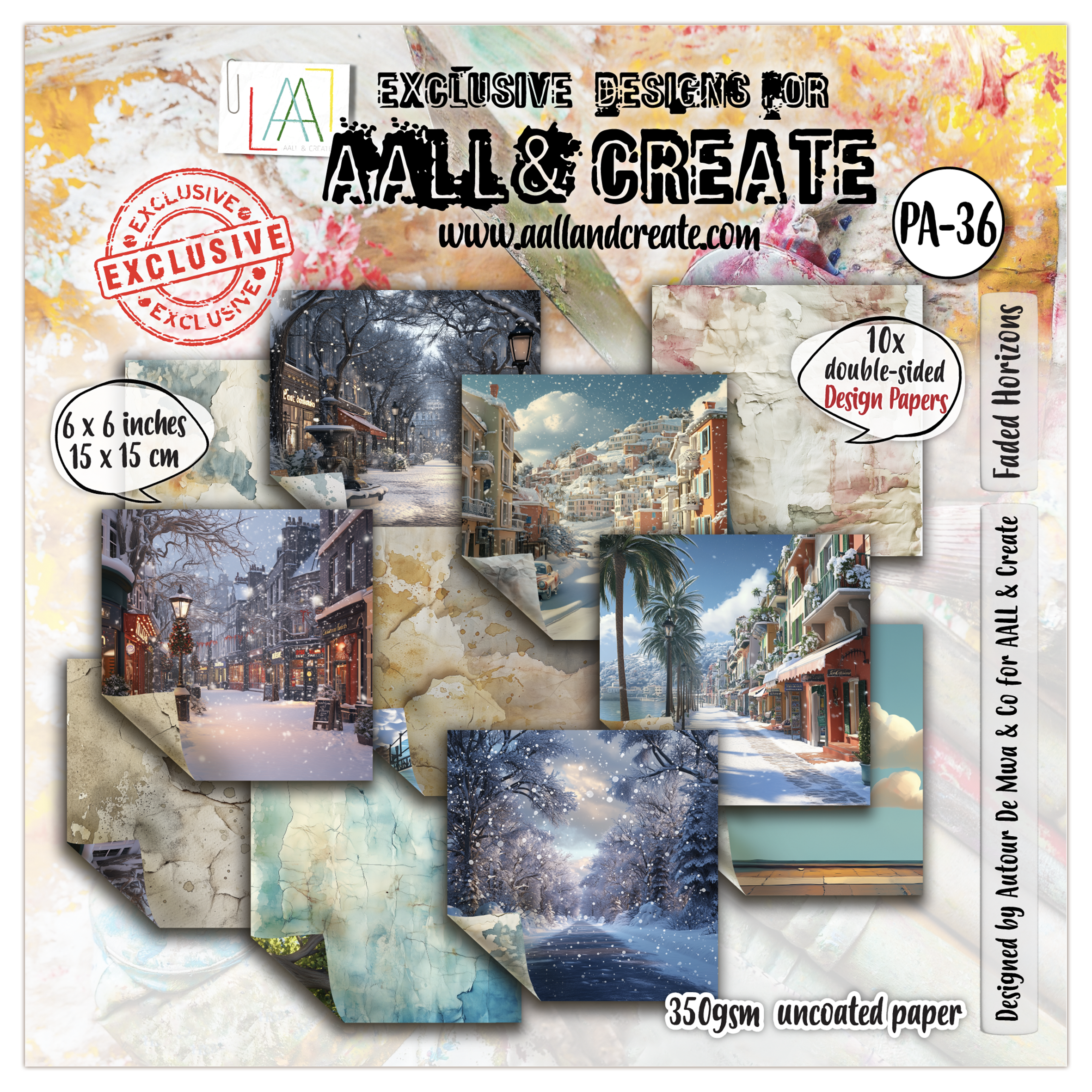 AALL and Create - 6x6 Design Paper - Faded Horizons