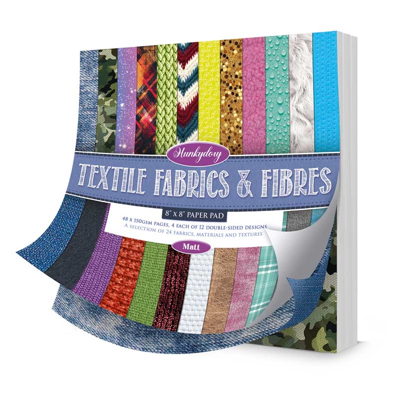 Textile Fabrics & Fibres 8" x 8" Paper Pad