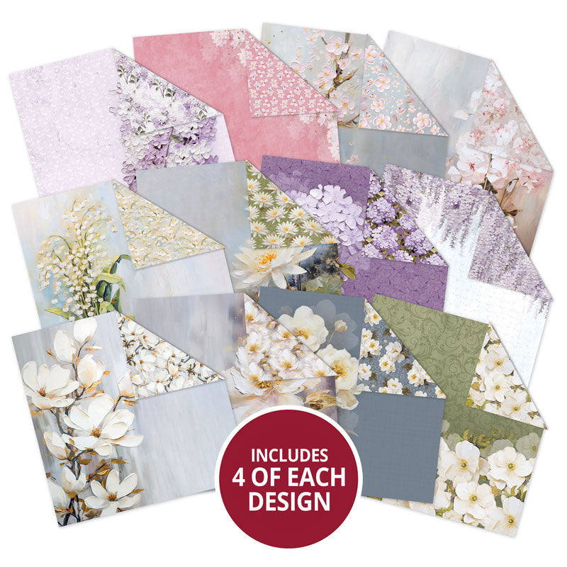 Painted Petals 8" x 8" Paper Pad