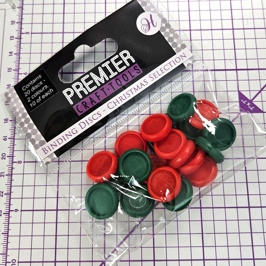 Premier Craft Tools - Binding Discs - Christmas