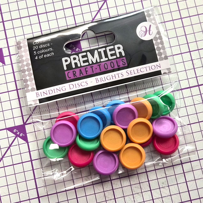 Premier Craft Tools - Binding Discs - Brights Selection