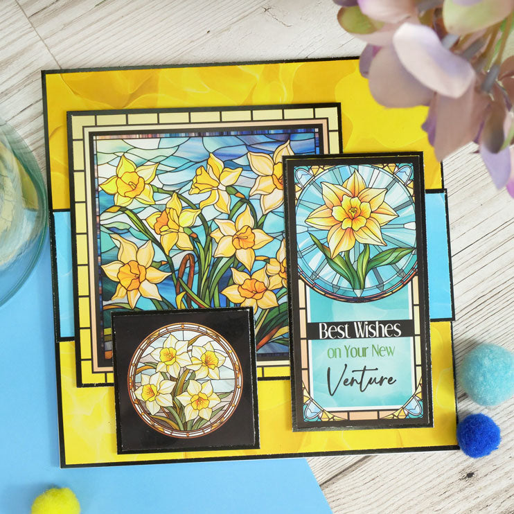 Stained Glass Florals Picture Perfect Pad