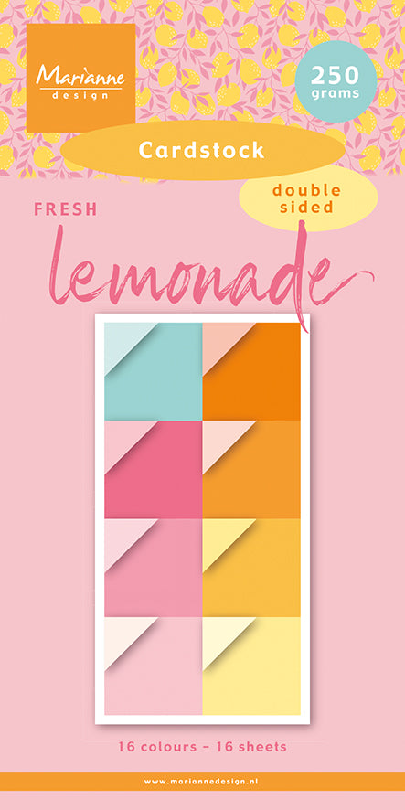 Marianne Design 6x12 Cardstock - Fresh Lemonade