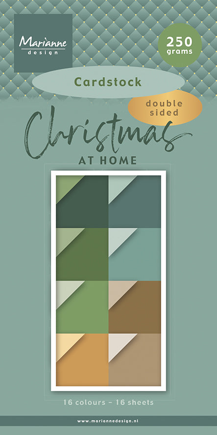 Marianne Design 6x12 Cardstock - Christmas At Home