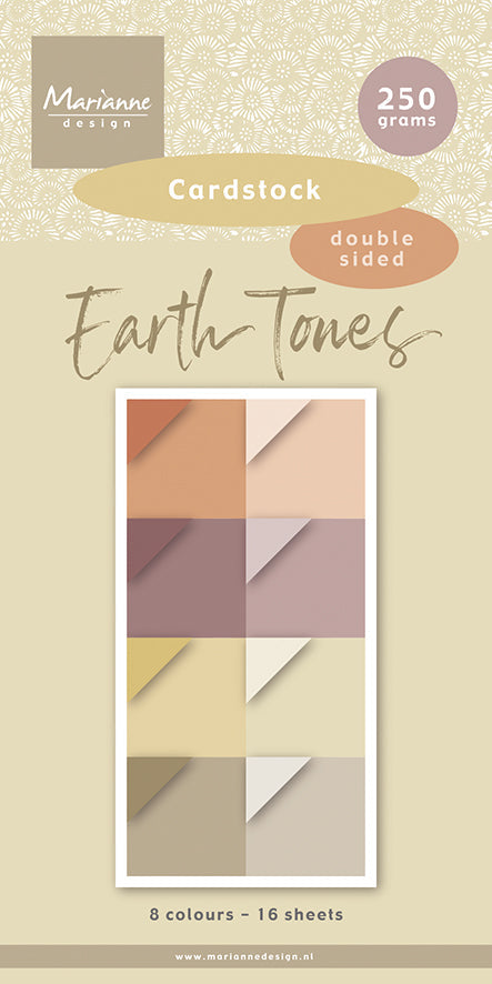 Marianne Design 6x12 Cardstock - Earth Tones
