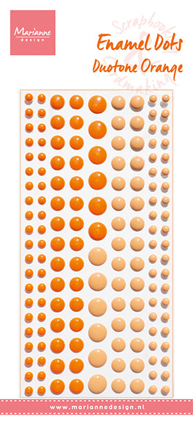 Marianne Design Enamel Dots - Duotone Orange