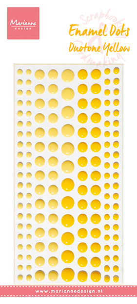 Marianne Design Enamel Dots - Duotone Yellow