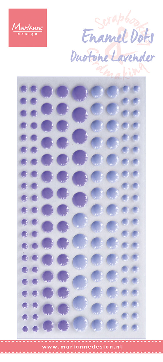 Marianne Design Enamel Dots - Duotone Lavender