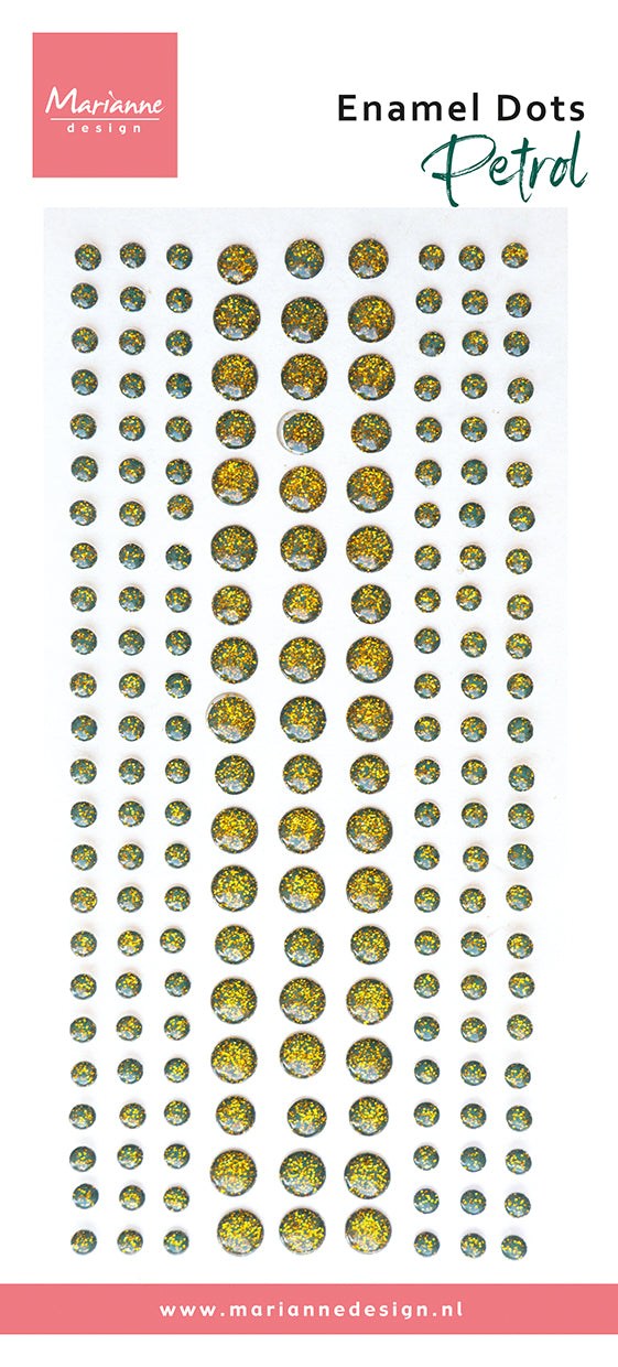 Marianne Design Enamel Dots - Petrol