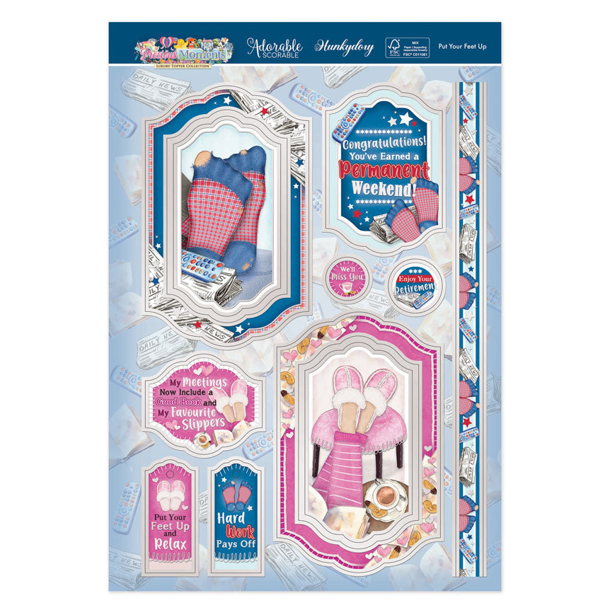 Put Your Feet Up Luxury Topper Set