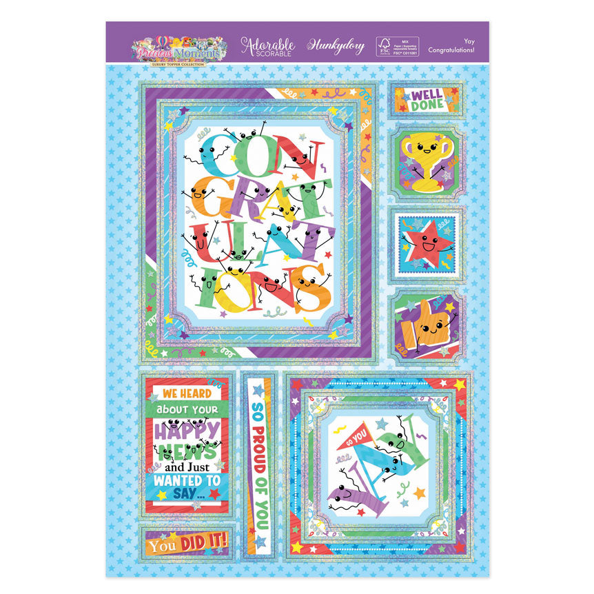 Yay Congratulations! Luxury Topper Set