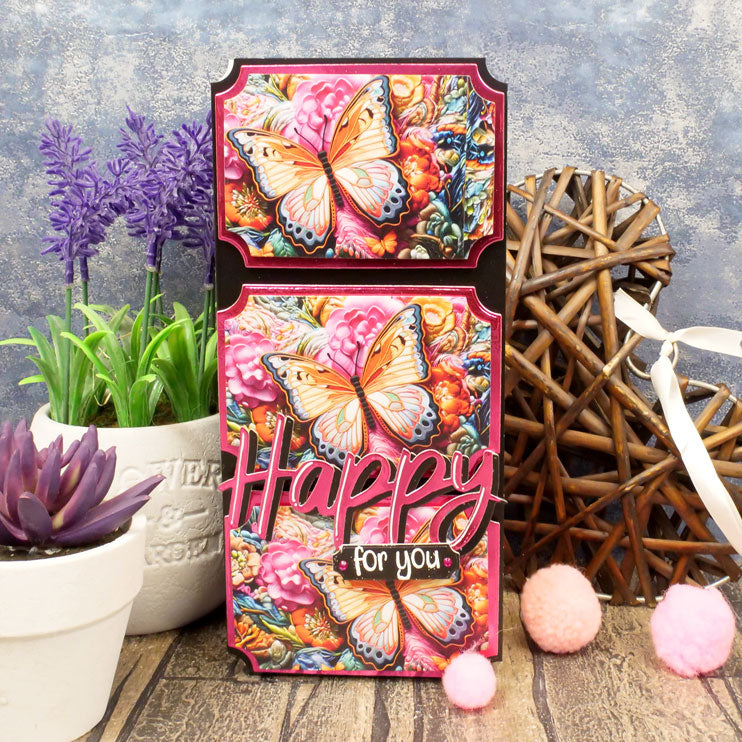 Moonstone Dies - Mini Straight Edged Nesting Dies - Inverted Corner Rectangles