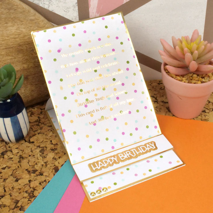 Perfect Verses Foiled Paper Pad - Birthdays
