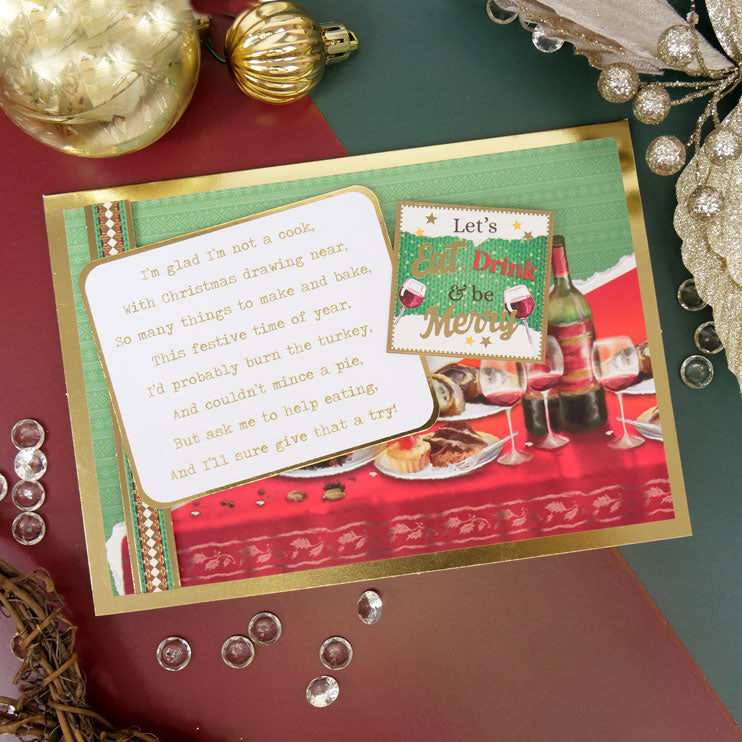 Perfect Poetry Foiled Paper Pad - Christmas