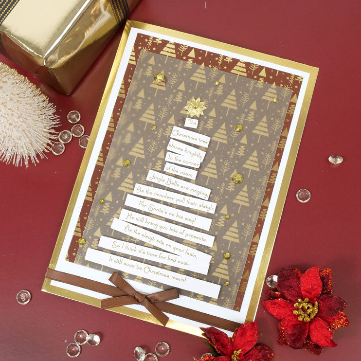 Perfect Poetry Foiled Paper Pad - Christmas