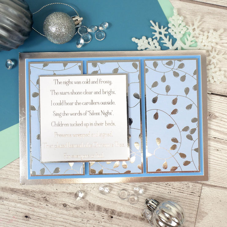 Perfect Poetry Foiled Paper Pad - Christmas