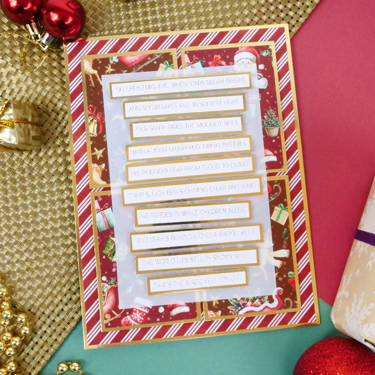 Perfect Poetry Foiled Paper Pad - Season's Greetings