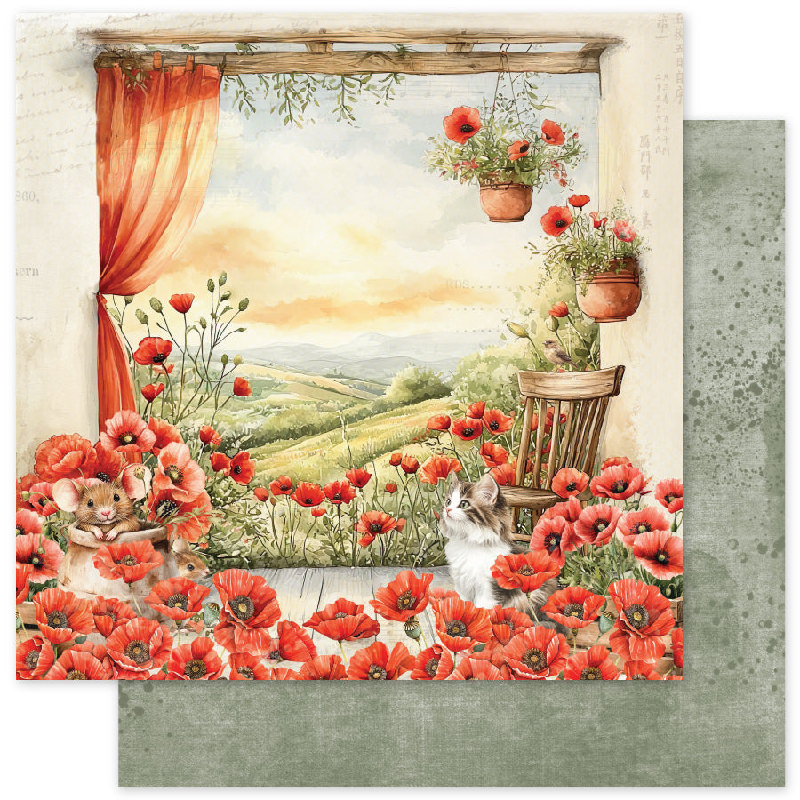 Poppy Garden 6x6 Paper Collection 34617