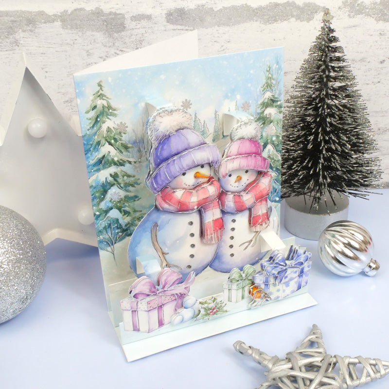 Christmas Pop-Up Stepper Card - Snow Much Love