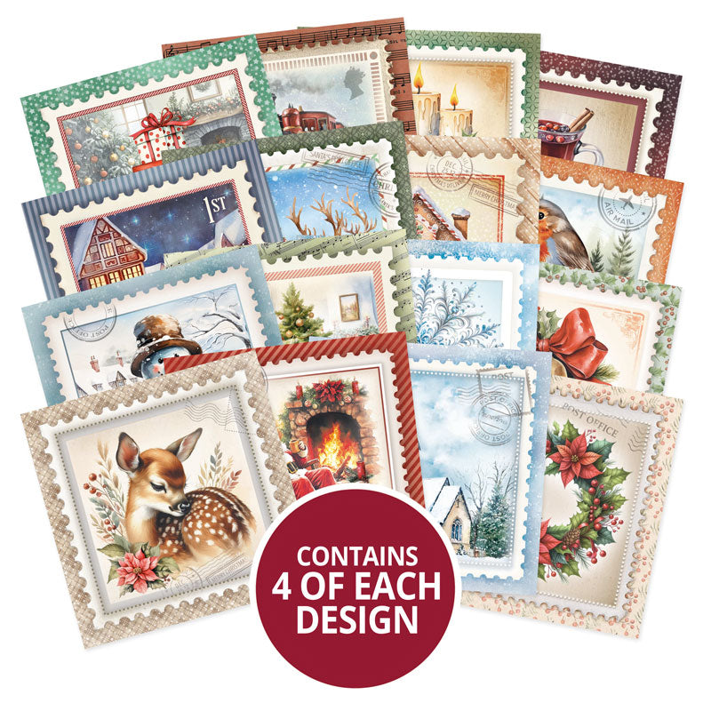 Christmas Post Square Pocket Pad