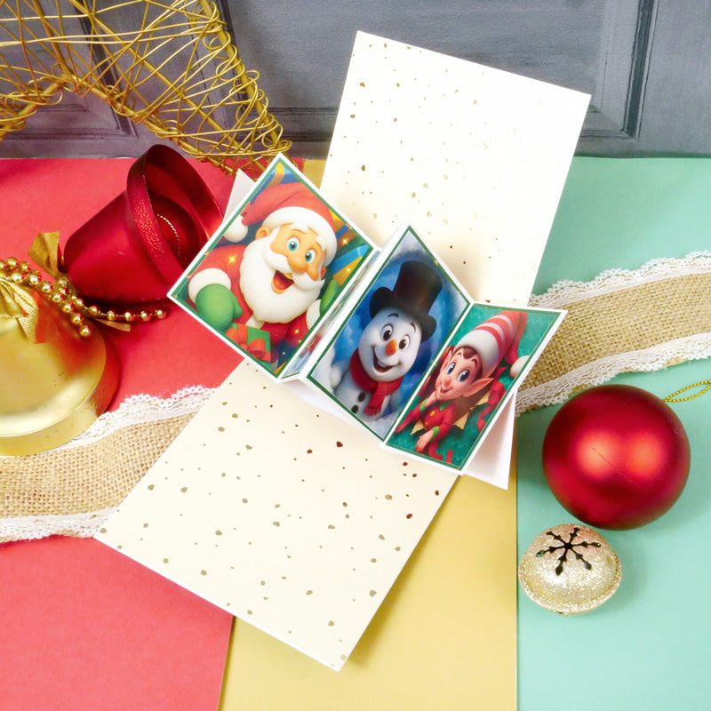 Festive Peeping Pals Square Pocket Pad