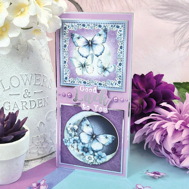Fluttering Moonlight Square Pocket Pad