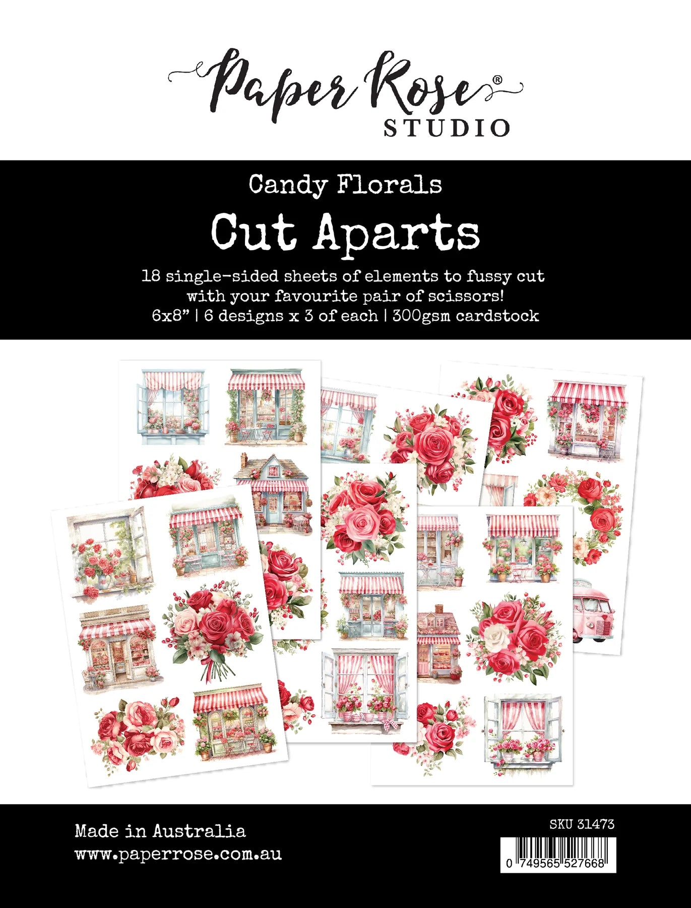 Candy Florals Cut Aparts Paper Pack 31473