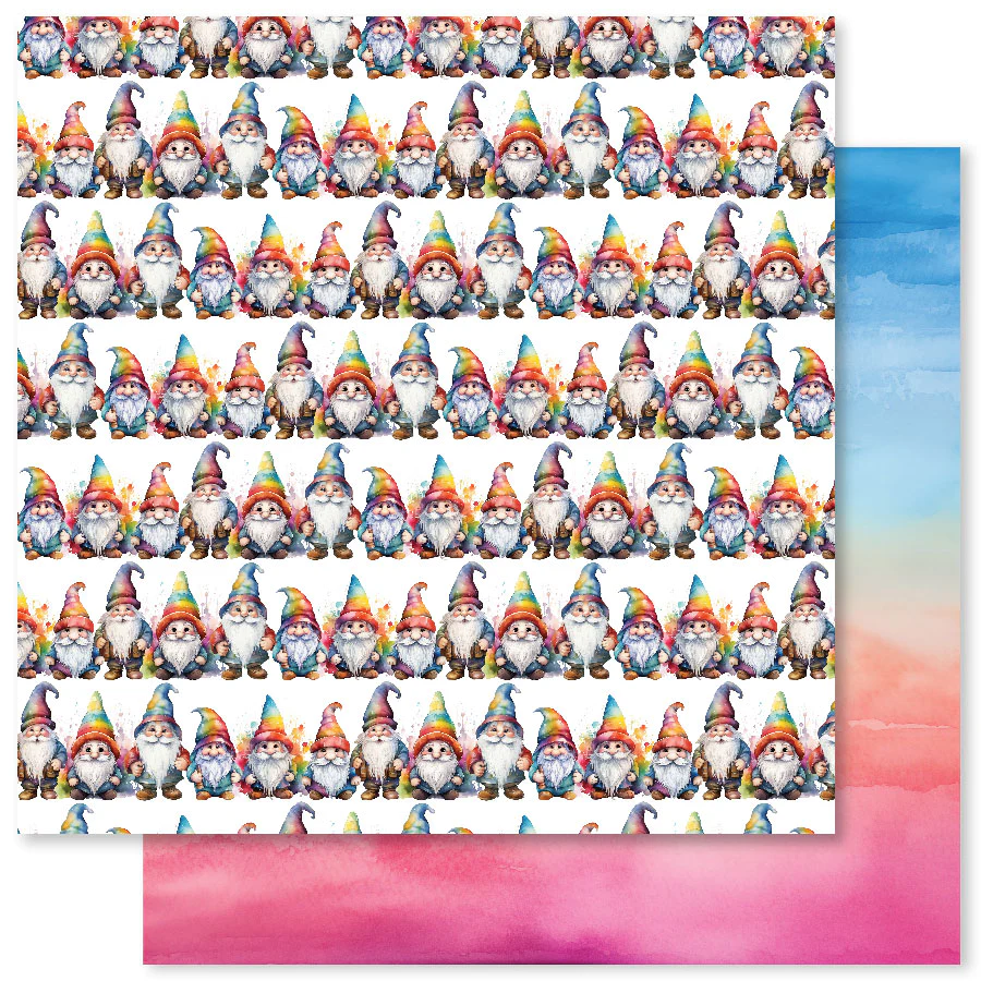 Rainbow Garden Basics A 12x12 Paper (12pc Bulk Pack) 31512