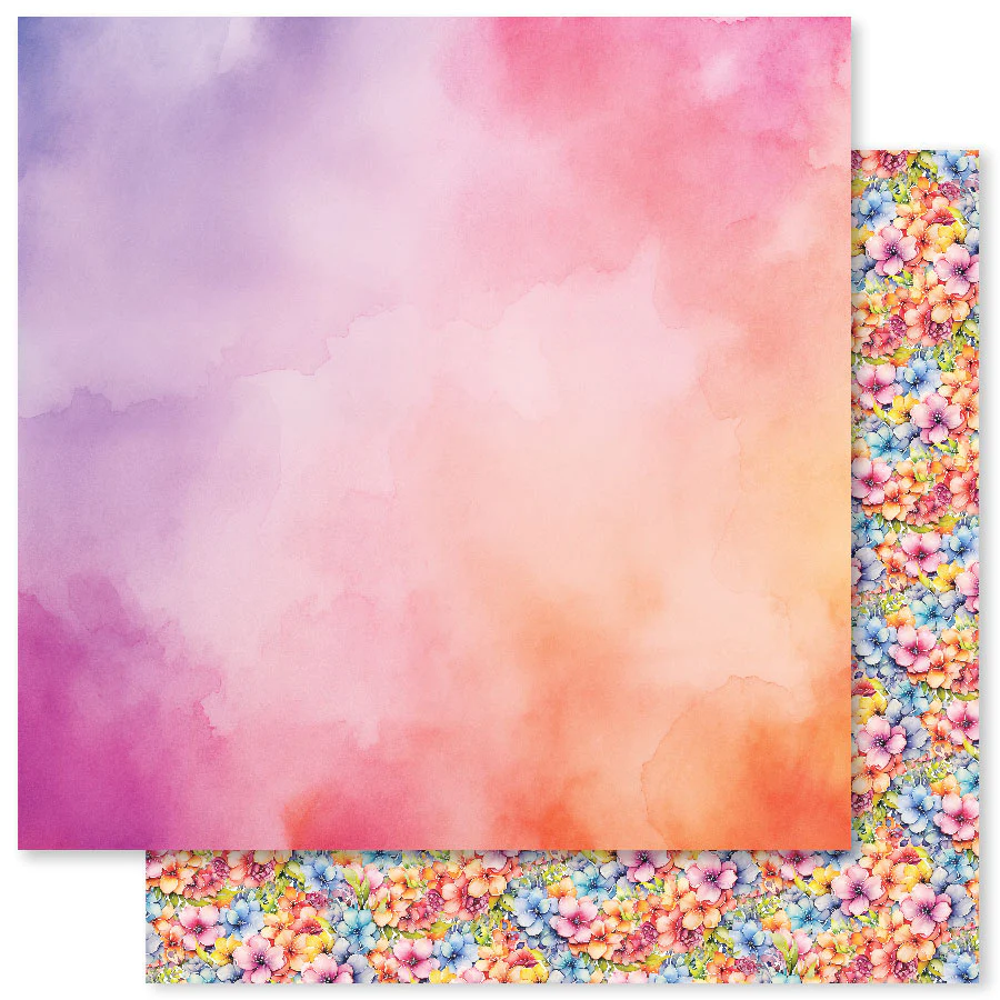 Rainbow Garden Basics D 12x12 Paper (12pc Bulk Pack) 31521