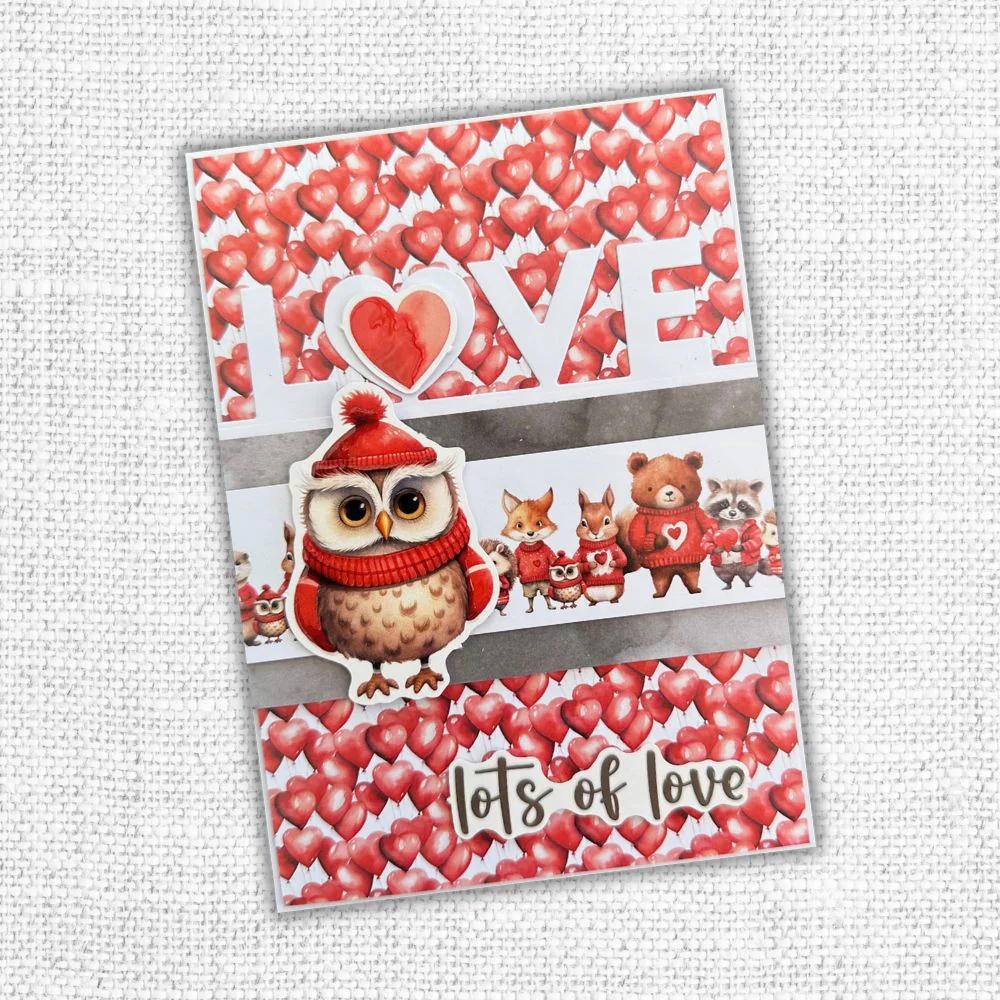 Love You Border Metal Cutting Die 31578