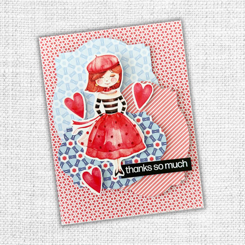 Vintage Label 2 Metal Cutting Die 32064