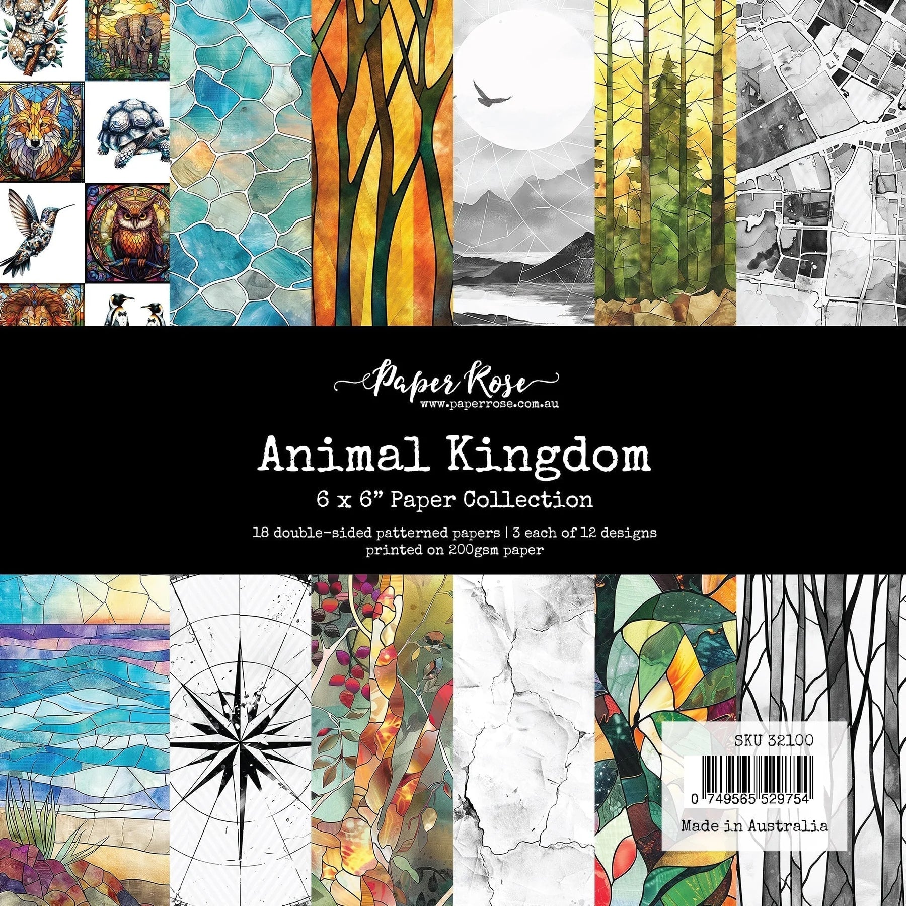 Animal Kingdom 6x6 Paper Collection 32100