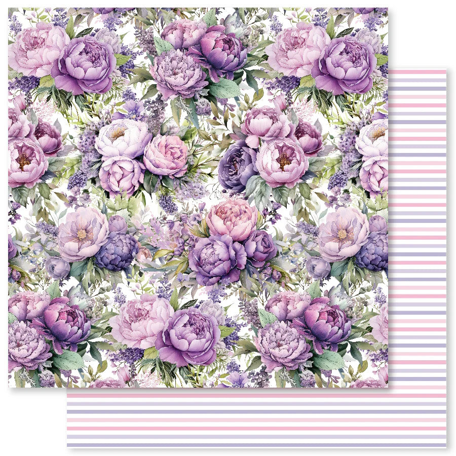Lavender & Roses E 12x12 Paper (12pc Bulk Pack) 32178